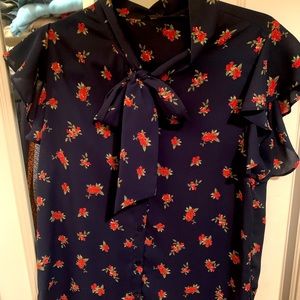 Zara Basics floral top